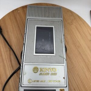 Vintage KINYO UV-413 Super Slim VHS Video Tape Cassette Rewinder Tested